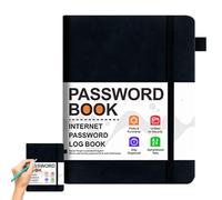 Password Keeper Book - Password Keeper con schede alfabetiche per siti web, Data Record Planner, funzione di gestione delle entrate manuali | Secret Code Journal utilizzato per le piattaforme di posta