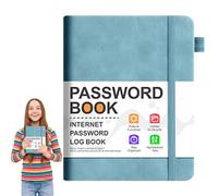Password Keeper Book Password Log Rubrica Record Notebook Organizer | Password per l'organizzazione sicura di tutti i tuoi accessi al sito web privato Dettagli account Elenco contatti importanti