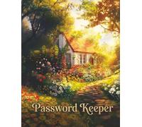 Password Keeper: Large Print Website & Home Code Password Organizer | Cottage Garden Edition