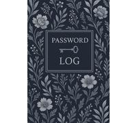 Password Log Book | Elegant Navy Floral Password Organizer with A-Z Tabs | Internet Password Keeper Notebook for Home & Office: Vintage Botanical ... Journal for Women, Men & Professionals