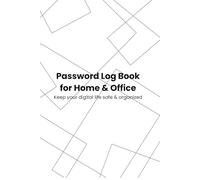 Password Log Book for Home & Office: Keep your digital life safe & organized