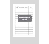 Password Log Book: Website & App Login Organizer: Internet Password Tracker with Space for Usernames, Passwords & Notes | 6" x 9"