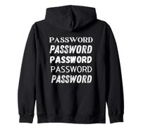 Password Password Password Password Password Hacking Gear Felpa con Cappuccio