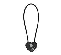 Password per fune Lucchetti Lucchetto a forma amore Regalo nozze Password a cuore Lucchetti con codice Carrello Custodia con chiusura concentrica piccola
