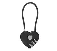 Password per fune Lucchetti Lucchetto a forma amore Regalo nozze Password a cuore Lucchetti con codice Carrello Custodia con chiusura concentrica piccola