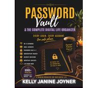Password Vault & The Complete Digital Life Organizer: Every Login. Every Account. One Safe Place.