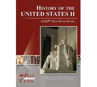 Passyourclass History of the United States 2 CLEP Test Study (Copertina rigida)