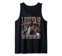 Past My Bedtime Funny Hard Skeleton Meme - Grafica bootleg Canotta
