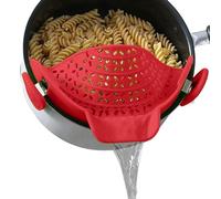 Pasta A Coltura - Clip Per Filtro In Silicone | Verdure Alimentari Flessibili Carne Di Carne, Cucina Forma Universale, Strumento Mani Libere Facile Drenaggio, Cuochi La Casa Del Gadget