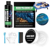 Pasta Abrasiva Lucidante, Resine Epossidiche Polish Lucidante, Epoxy Resin Rimuovi Graffi per Rimuovere Graffi e Segni Levigatura e Ripristinare la Lucentezza di Tavoli, Resine e Oggetti Artigianali