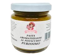 Pasta Aromatizzante al Pistacchio Purissimo 100g - Aroma in pasta Senza Glutine, Aroma Naturale Concentrato per Dolci, Creme, Impasti, Gelati e Semifreddi - Alta Qualità Artigianale