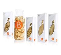 Pasta Bossolasco - box regalo 6 confezioni da 500g della linea pasta classica: 1 penna, 1 fusillo, 1 pacchero, 1 spaghetto, 1 trenetta, 1 chitarra