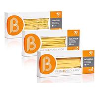 Pasta Bossolasco - box regalo 8 confezioni da 250g della linea pasta all'uovo: 4 tagliolini all'uovo, 2 tagliatelle all'uovo e 2 pappardelle all'uovo