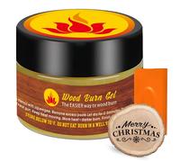 Pasta Bruciante per Legno, 113,4 G, Gel per Bruciare Il Legno Con Spatola in Sil