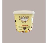 Pasta Cuoricino al Gusto di Nocciola e Cacao per Gelato LEAGEL 3,5 kg
