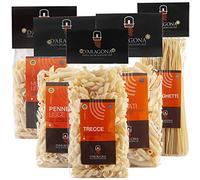 PASTA D'ARAGONA - PASTA DI GRAGNANO IGP - PACCO POSITANO Formati misti 5 x500 gr Pasta di Semola di Grano Duro Trafilata al Bronzo