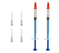 Pasta d'argento Conduttiva, Penna Adesiva Conduttiva In Argento, Vernice Adesiva Conduttiva, 0.3 ml Adesivo Conduttivo, per Circuito Elettronico Tastiera Riparazione,2 Pezzi