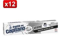 PASTA DEL CAPITANO 12 PEZZI DENTIFRICIO CARBONE ML.100 0000000155737