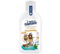 Pasta del Capitano, Collutorio Junior al Gusto Menta Dolce, Senza Alcool, Previene la Formazione di Carie, Ideale per Bambini a Partire dai 6 Anni di Età, 100% Made in Italy, Flacone da 400 ml