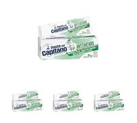 Pasta del Capitano, Dentifricio Antitartaro Bio, Dona Freschezza e Rinfresca l'Alito, Ideale per i Fumatori, Aiuta a Prevenire la Placca, 100% Made in Italy, Tubetto da 75 ml (Confezione da 4)