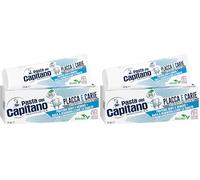 Pasta del Capitano, Dentifricio Placca e Carie Bio, Garantisce una Pulizia Profonda, Protegge Denti e Gengive, Soluzione Ideale contro Placca e Carie, 100% Made in Italy, Tubetto da 75 ml