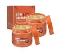 Pasta di olio di Batana cruda per capelli - 2025 Nuova pasta di olio di Batana cruda per una radiazione dei capelli più spessa, più forte e più sana, previene la caduta dei capelli, riparare le