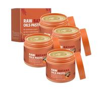 Pasta di olio grezza Batana per capelli - 2025 Nuova pasta di olio grezza Batana per capelli più folti, più forti e più sani, previene la caduta dei capelli, ripara le doppie punte e nutre le radici