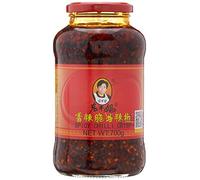 Pasta di peperoncino arrostita, peperoncino crispy in olio 700 g, fiocchi di peperoncino tostati con pepe Zsechuan