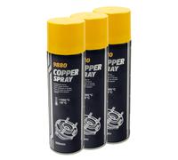 Pasta di Rame 3 x 500 ML Mannol 9880 Rame Spray Bremspaste Lubrificante Grasso