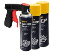 Pasta Di Rame 3 X 500 Ml Spray Di Rame Pasta Freno Grasso MANNOL Con Manico