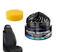 Pasta di rivestimento per pneumatici, con 35 ml, effetto protettivo e rapido, cera nera per la cura della gomma, per auto, SUV, berlina, camper, camion e veicoli a motore, nero intenso lucido