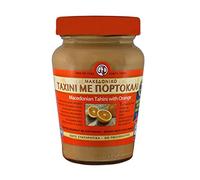 Pasta di sesamo Tahini con arancia macedone (350g) Pasta di sesamo Tahin Mus con crema marrone 350g Taxini