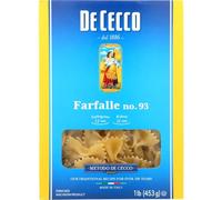 De Cecco Pasta, Farfalle, 16 Ounce (Pack of 5)