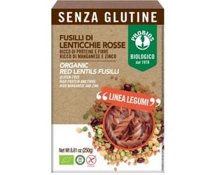 Pasta Fusilli 100% Di Lenticchie Rosse Probios 250 G