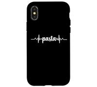 Pasta Heartbeat ECG | Italian Chef & Food Lover Foodie Custodia per iPhone X/XS