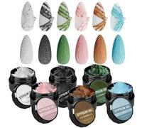 Pasta In Resina Per Modellare - Colla Per Manicure Creativa Trasparente Con Rivestimento Artistico, Fluido Per Texture Professionale, Sostanza Appiccicosa Lucidante In Rilievo | Il Fluido Di Progettaz