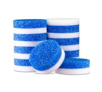 Pasta Inox - Set 10 Spugne Scrubber Doppia Trama per Detersivo Solido o Liquido Non Graffia le Superfici