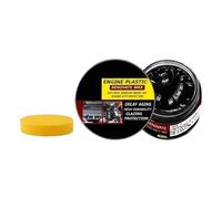 Pasta lucidante per auto - Rivestimento lucido e finitura - 100 ml cristallo auto rimozione graffi detergente per cruscotto paraurti sedile tappezzeria interno vizio moto