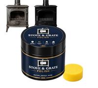 Pasta lucidante per stufe a legna e griglie in ghisa con spugna (1pcs) | La pasta nera ravviva le superfici in ghisa, dona lucentezza e facilita la cura regolare con la spugna inclusa