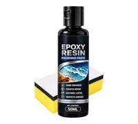 Pasta Lucidante Resina Pasta Riparatrice Per Graffi 50 Ml Con Spugna | Kit Di Pulizia Resina Epossidica Adatto Per Casa Cucina Bagno Piano Di Lavoro Mobili Tavolo E Opere D'Arte