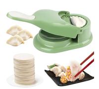 Pasta Maker, Dumpling Maker 2 in 1 per la stampa di gnocchi, stampi per ravioli, pressa manuale, confezione per la pelle, gnocchi, verde