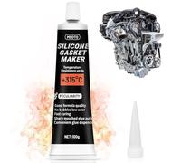Pasta Nera Guarnizioni Motore,Silicone Alta Temperatura,Silicone Nero | Sigillante Resistente alla Benzina Usato per Radiatori Automobilistici, Carrozzeria, Tubi di Scarico e Testate-100ml