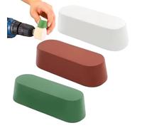 Pasta per lucidare gioielli, kit di pulizia, 3 pezzi, pasta lucidante in alluminio, per auto, gioielli, orologio, argento, fornello, lavandino e rubinetto