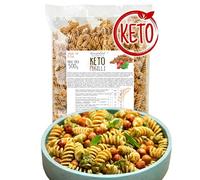 Pasta proteica, fusilli keto Line@diet - pacco da 500g di fusilli chetogenici - 0 zuccheri, ricche di fibre e proteine