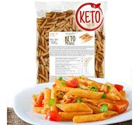 Pasta proteica, penne keto Line@diet - pacco da 500g di penne chetogeniche - 0 zuccheri, ricche di fibre e proteine