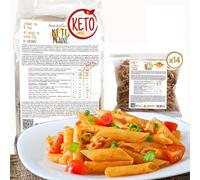 Pasta proteica, penne keto Lineadiet - 14 monoporzioni da 50g di penne chetogeniche - 0 zuccheri, ricche di fibre, 29% di proteine - 700g