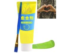 Pasta riparatrice ferita vegetale da 100 g con pennello, sigillante per ferite per alberi, pasta curativa per piante, cera per innesto, sigillante per alberi, pasta tagliata bonsai, sigillante per