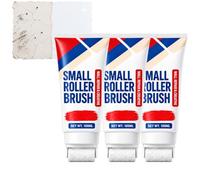 Pasta Riparatrice per Pareti con Rullo Integrato, Stucco Bianco per Crepe, Graffi e Piccoli Fori, Ritocco di Macchie su Cartongesso, Applicazione Facile Fai da Te per Pareti Interne (3 pezzi)