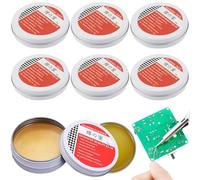 Pasta Saldante,Pasta Saldante Stagno,6 pezzi Flussante,Pasta saldante,Pasta per saldare a stagno,Grasso Saldatura a Stagno,Senza Piombo Flussi Pasta Saldante,per Saldatura a Stagno