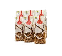 Pasta secca fusilli artigianale di semola di grano duro BIO, 6 x 500 g, varieta S. Cappelli, Macinata a pietra, pasta italiana trafilata a bronzo, essicazione min.48h